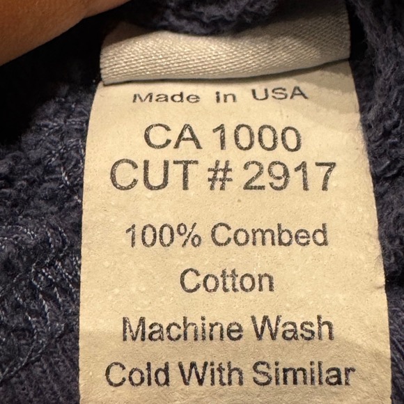 Christian Audigier Ed Hardy Zip Hoodie Skull Graphic Blue Gold Men's Large USA - Picture 5 of 7